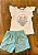 Conjunto Fem Blusa e Short Tactel Verde - Jaca Lelé - Imagem 1