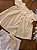 Conjunto Fem Blusa Listrada Amarelo e Short Bege - Nini e Bambini - Imagem 2