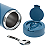 Pote Térmico com Talher 500ml Azul - Bup One - Imagem 2