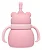 Copo em Silicone Com Canudo Ursinho Rosa - Buba - Imagem 4