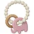 Mordedor em Silicone e Bambu Elefante Rosa - Buba - Imagem 2