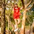 Conjunto Bata Bufante e Short Vermelho - Bibe - Imagem 2