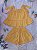 Conjunto Blusa de Alcinha e Short Amarelo- Bibe - Imagem 2