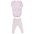 Conjunto Pagão Canelado Rosa - Grow Up - Imagem 1