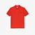 Camisa Polo  c/ Ziper Regular Fit em Petit Piqué Vermelho GG- Lacoste - Imagem 1
