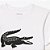 Camiseta Infantil Sport Quick Dry com Estampa Croco Branco- Lacoste - Imagem 3