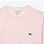 Camiseta Masc Básica de Algodão Pima Rosa Claro P- Lacoste - Imagem 6