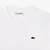 Camiseta Fem de Algodão Pima Jersey com Caimento Relaxado Branco- Lacoste - Imagem 5