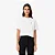 Camiseta Fem de Algodão Pima Jersey com Caimento Relaxado Branco- Lacoste - Imagem 1
