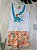 Conjunto Masc Regata Branca e Bermuda Tactel Estampada- Jaca Lelé - Imagem 1