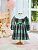 Vestido de Sarja Xadrez Verde e Golinha de Tricoline - Serena Baby - Imagem 1