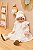Vestido Shiffon Off White e Touca Batizado - Serena Baby - Imagem 1