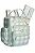 Kit Mala Maternidade de Rodinha + Mochila Maternidade Urban Bear Xadrez Menta - Masterbag Baby - Imagem 10