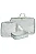 Organizador de Mala Bear Xadrez Menta - Masterbag Baby - Imagem 1