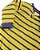 Macacão Masc Amarelo Listrado Azul P - Anjos Baby - Imagem 2