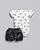 Conjunto Fem Body e Short Cirre Preto - Anjos Baby - Imagem 2