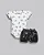 Conjunto Fem Body e Short Cirre Preto - Anjos Baby - Imagem 1