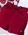 Conjunto Fem Body Estampado e Short Vermelho  P - Anjos Baby - Imagem 4