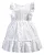 Vestido em Laise Branco Batizado - Anjos Baby - Imagem 8