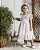 Vestido em Laise Branco Batizado - Anjos Baby - Imagem 1