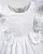 Vestido em Laise Branco Batizado - Anjos Baby - Imagem 6