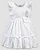 Vestido em Laise Branco Batizado - Anjos Baby - Imagem 4