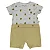 Macacão Masc Curto Bear Creme- Grow Up - Imagem 1