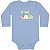 Conjunto Body ML Azul Masc  e Mijão Savana - Doctor Baby - Imagem 1