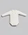 Body ML Masc Gola Bordada Malha Off White - Anjos Baby - Imagem 1