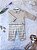 Conjunto Masc Casaco Tricot c/ Body e Calça Bege Listrada RN- Noruega - Imagem 1