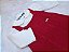 Jardineira Fem Vermelha e Body ML C/ Gola Off White - Noruega - Imagem 2