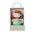 Boneca Mini Angela Frutas Melancia 20CM - Metoo - Imagem 1