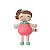 Boneca Mini Angela Frutas Moranguinho 20CM - Metoo - Imagem 2