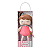 Boneca Angela Frutas Moranguinho 33CM - Metoo - Imagem 1