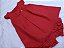 Conjunto Bata Vermelho c/ Laço e Calcinha em Linen - Bibe - Imagem 2