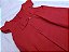 Conjunto Bata Vermelho c/ Laço e Calcinha em Linen - Bibe - Imagem 3