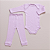 Conjunto Básico Fem Body e Culote Ribana Lilás - Have Fun - Imagem 2