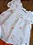 Conjunto Fem Bata Bordado Frutas Citricas e Short Laranja Viscolinho - Anjos Baby - Imagem 2