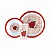 Kit Alimentação 3 Peças Vermelho Maçã - Pimpolho - Imagem 1