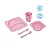 Kit Alimentação 5 Peças Fibra de Trigo Rosa - Pimpolho - Imagem 1