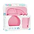Kit Alimentação 5 Peças Fibra de Trigo Rosa - Pimpolho - Imagem 2