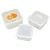 Kit 3 Potes 500ML, 350ML e 200ML Off White Laranja/Nuvem/Planeta - Pimpolho - Imagem 1