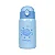 Garrafa Térmica Inox 400ML C/ Canudo Azul/Planeta - Pimpolho - Imagem 1