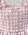 Vestido Xadrez Bordado Rosa em Lese c/ Laço - Anjos Baby - Imagem 5