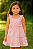 Vestido Xadrez Bordado Rosa em Lese c/ Laço - Anjos Baby - Imagem 2