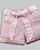 Conjunto Fem Bata Florida e  Short em Linho Rosa M - Anjos Baby - Imagem 4