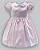 Vestido Maquinetado MC Rosa Bordado  01 - Anjos Baby - Imagem 4