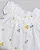 Conjunto Fem Bata Florida Branco e Short Amarelo M - Anjos Baby - Imagem 2
