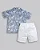 Conjunto Masc Camisa Estampa Dinossauros e Bermuda Branca 01 -  Anjos Baby - Imagem 4