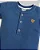 Conjunto Masc Body Azul Royal e Bermuda Branca P - Anjos Baby - Imagem 2